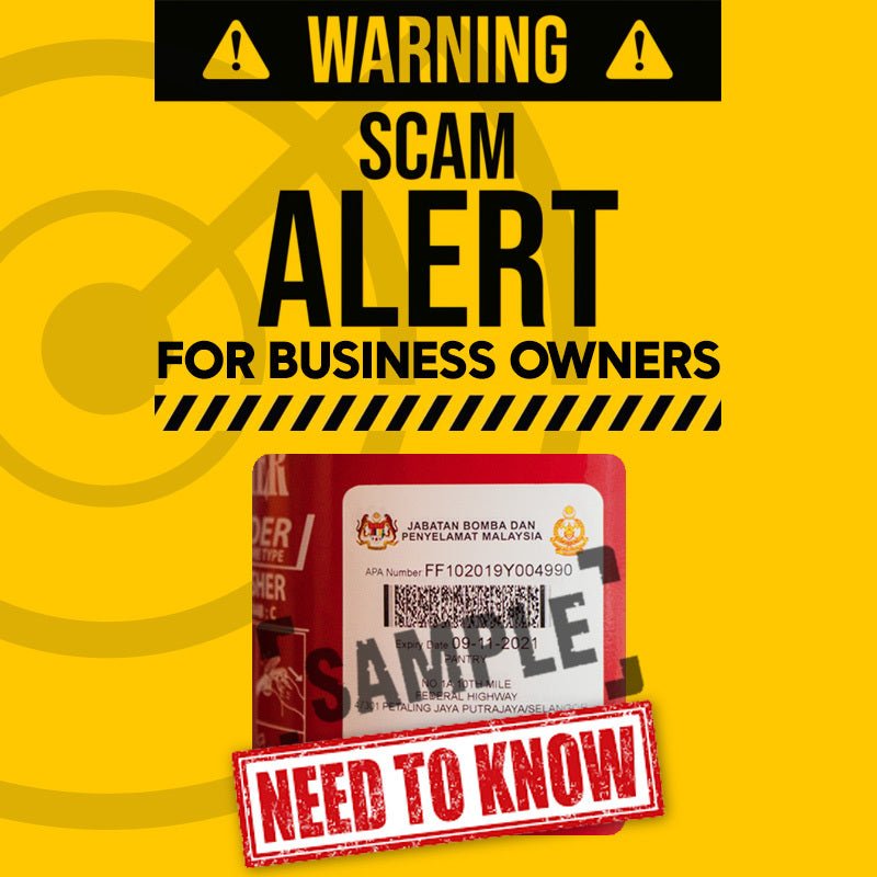 Scam alert for business owners - Fire Fighter Industry