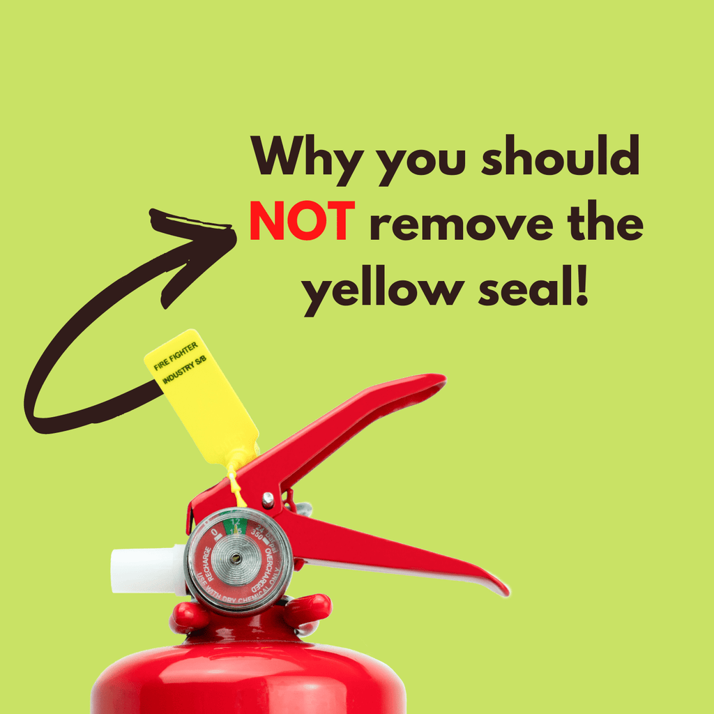 Why you should NOT remove the yellow seal! - Fire Fighter Industry