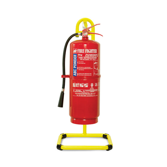 Fire Extinguisher Yellow Stand