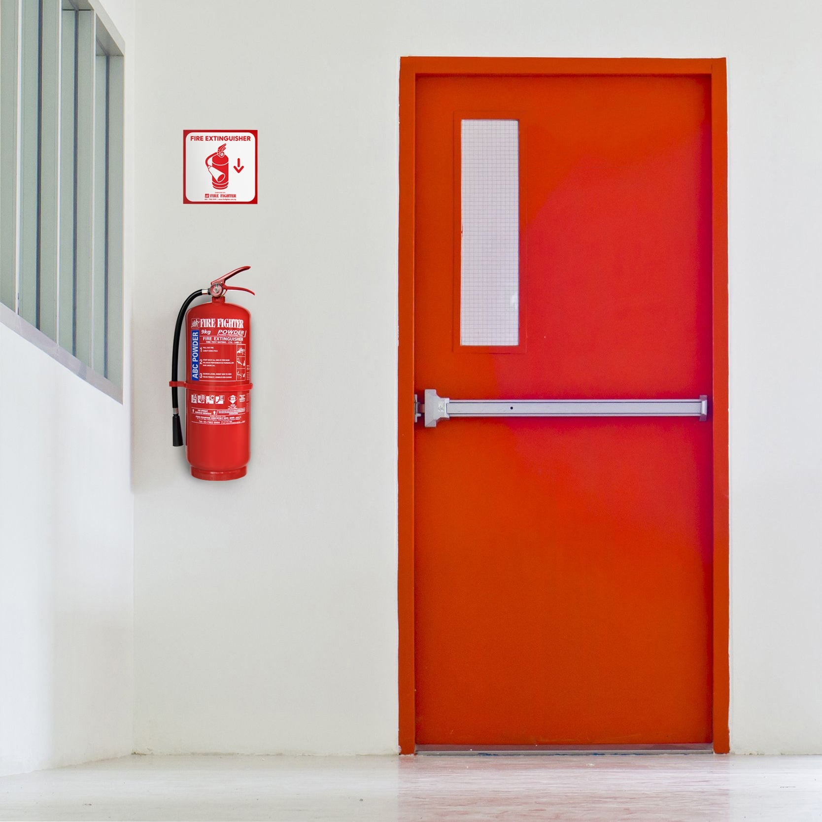 FF Fire Extinguisher Signage - Fire Fighter Industry