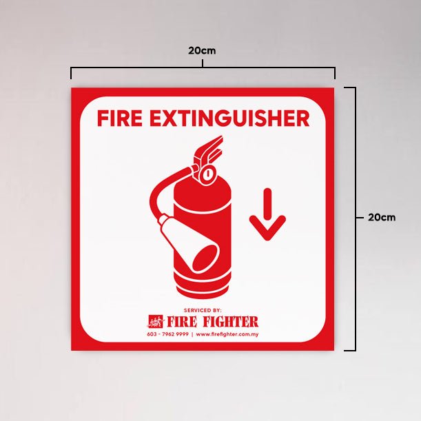 FF Fire Extinguisher Signage - Fire Fighter Industry