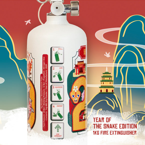 Special Edition Year of the Snake Edition 1kg Fire Extinguisher