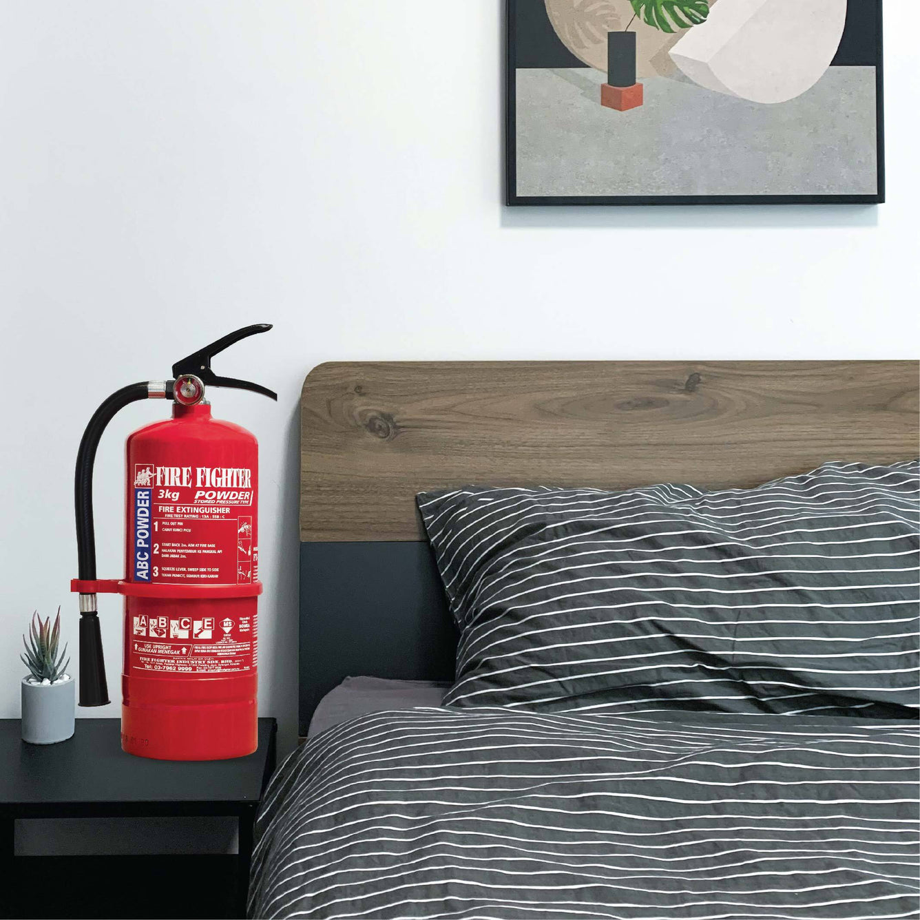 3KG ABC Dry Powder Fire Extinguisher - Fire Fighter Industry