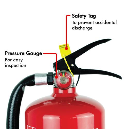 3KG ABC Dry Powder Fire Extinguisher (Pack of 2) - Fire Fighter Industry