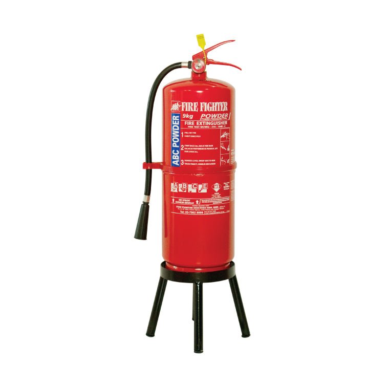 9KG ABC Dry Powder Fire Extinguisher Stand - Fire Fighter Industry