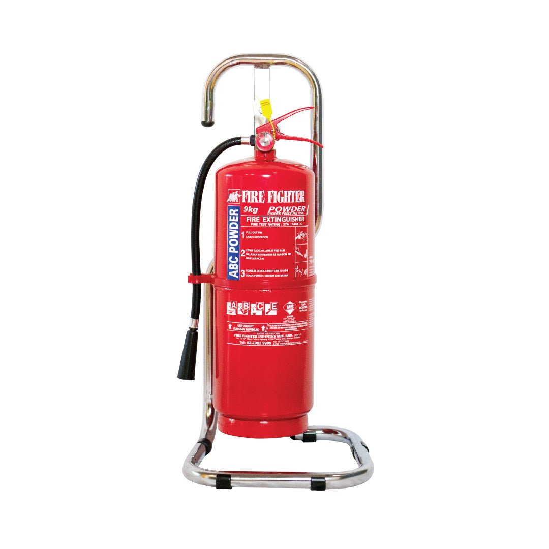 Chrome Fire Extinguisher Stand - Fire Fighter Industry