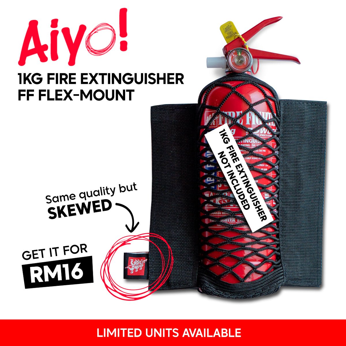 FF Flex - Mount (Fire Extinguisher holder for car) - Fire Fighter Industry