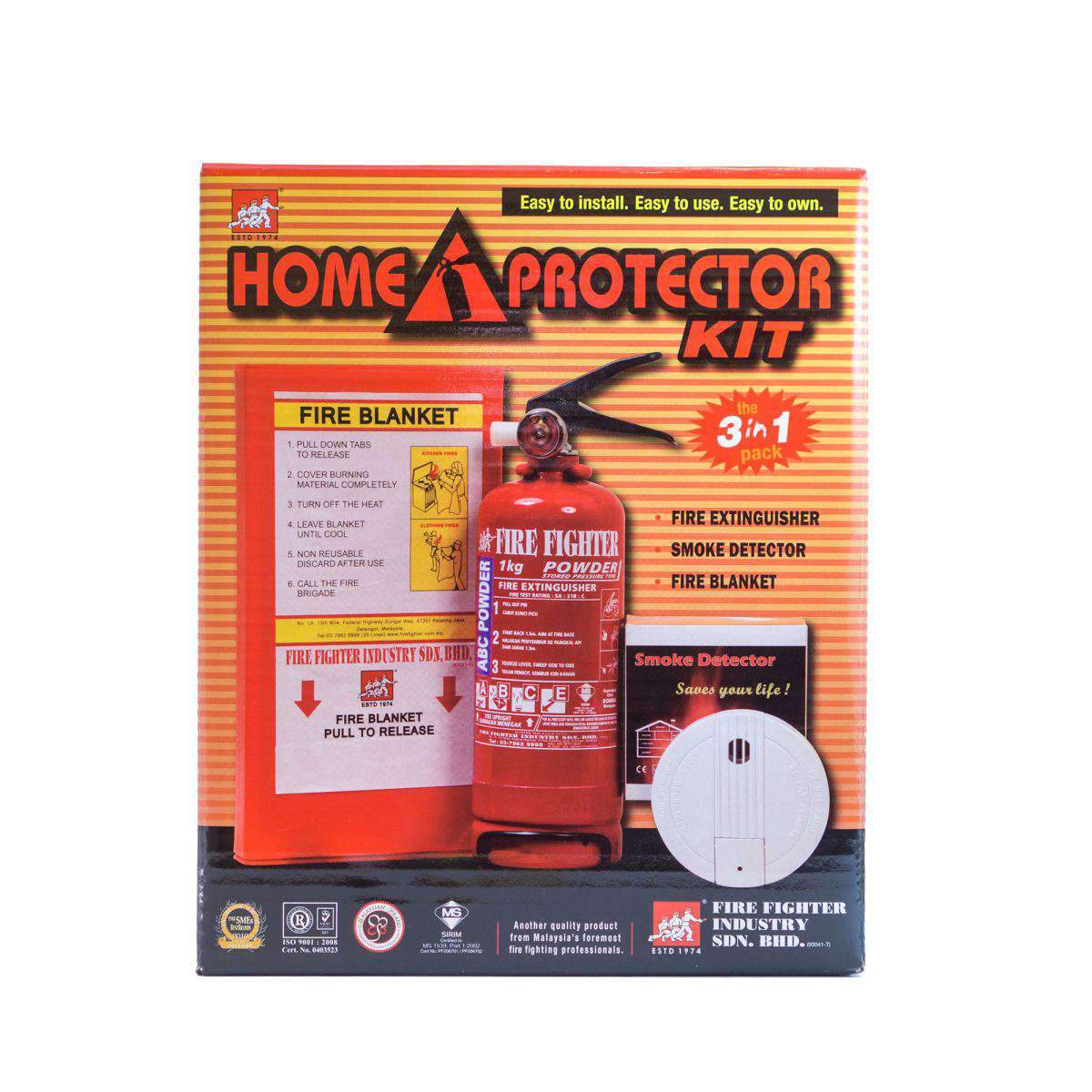 Home Protector Kit (RM255 value) - Fire Fighter Industry